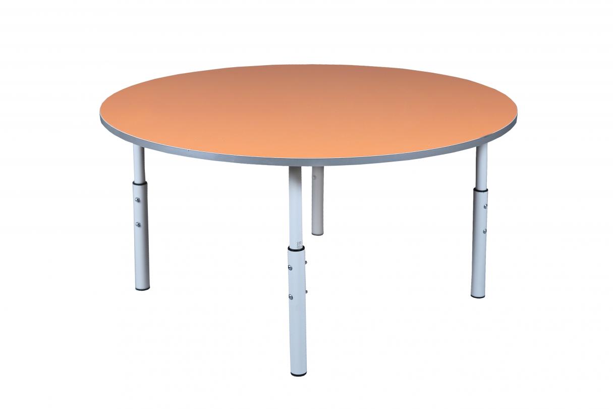 Стіл дитячий круглий, регулюється на ростові групи № 1-3 (ЛЕОНТЕК) (22776)